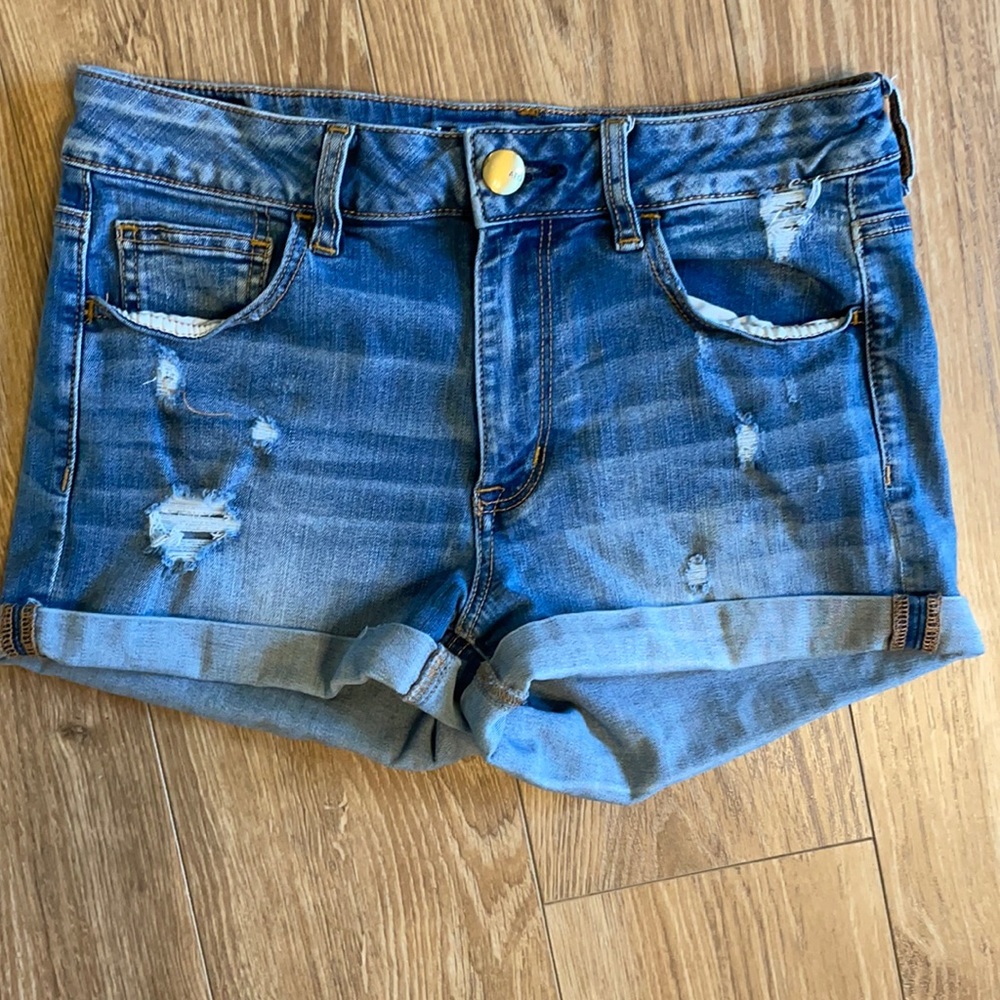 AE high rise Jean shortie